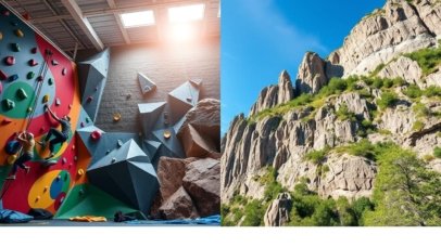 How to transition from indoor to outdoor climbing