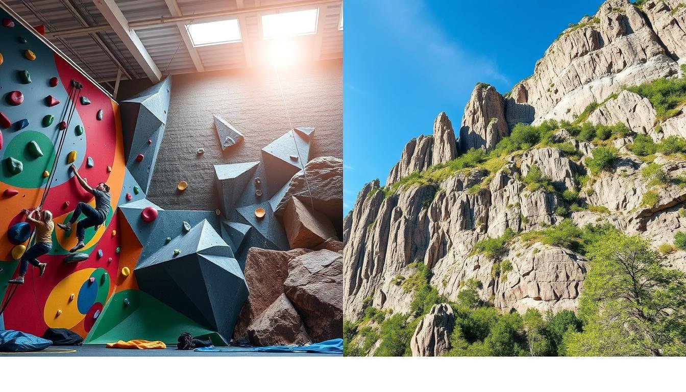 How to transition from indoor to outdoor climbing