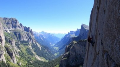 Learning trad climbing