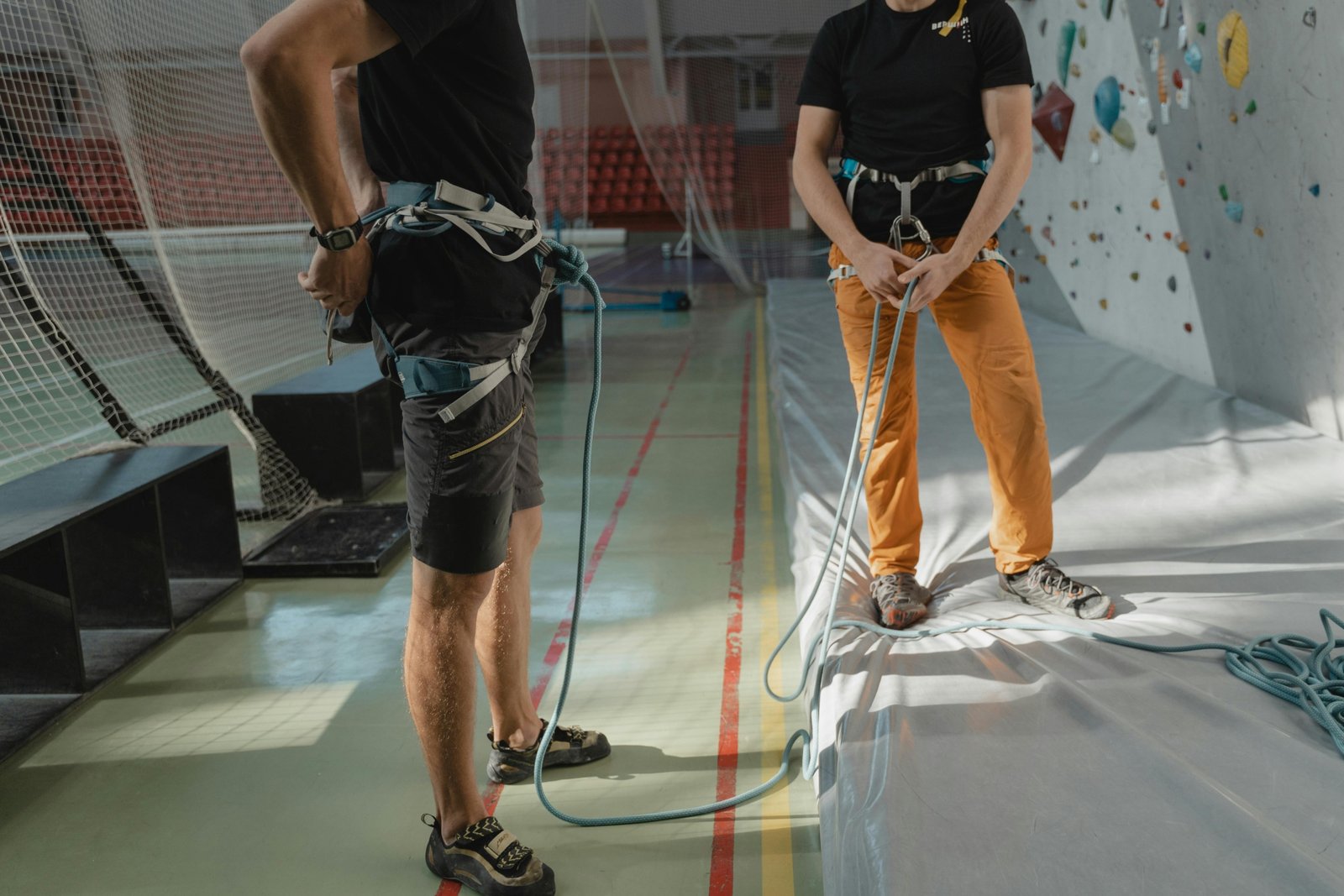 Photo by Tima Miroshnichenko: https://www.pexels.com/photo/man-in-black-t-shirt-and-brown-pants-standing-on-white-floor-5916357/