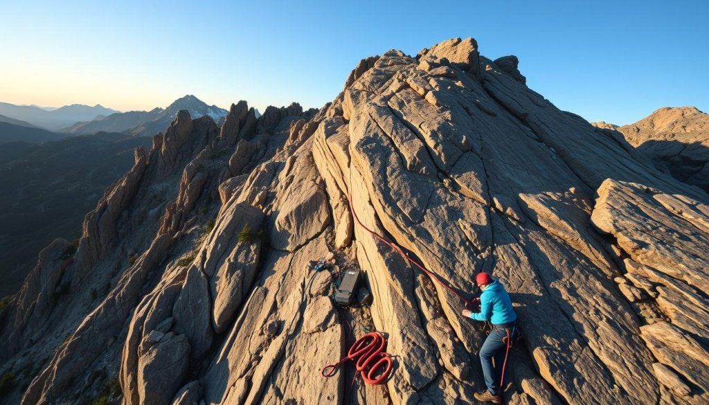 trad climbing instruction