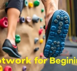 Climbing footwork for beginners