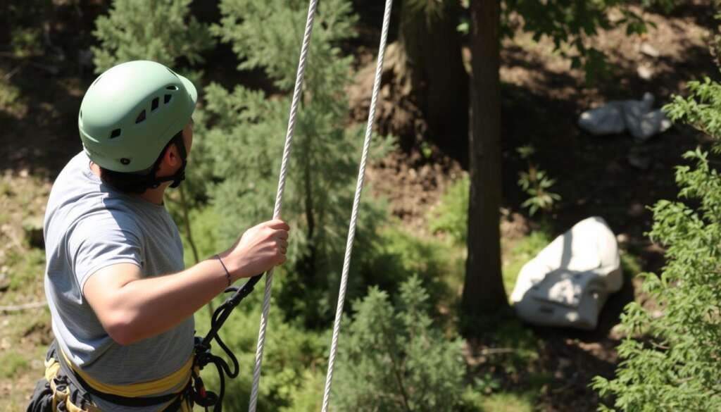 fall practice exercises for rock climbing