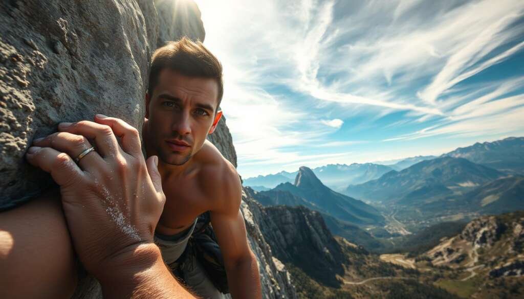 overcome fear of falling climbing