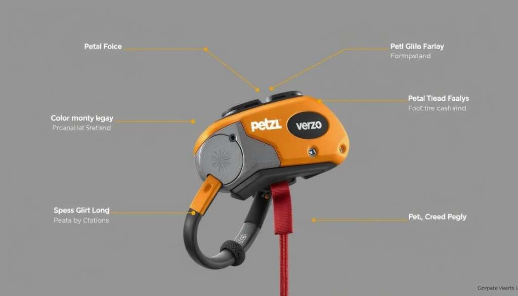 Generate an image of the Petzl Verso belay device